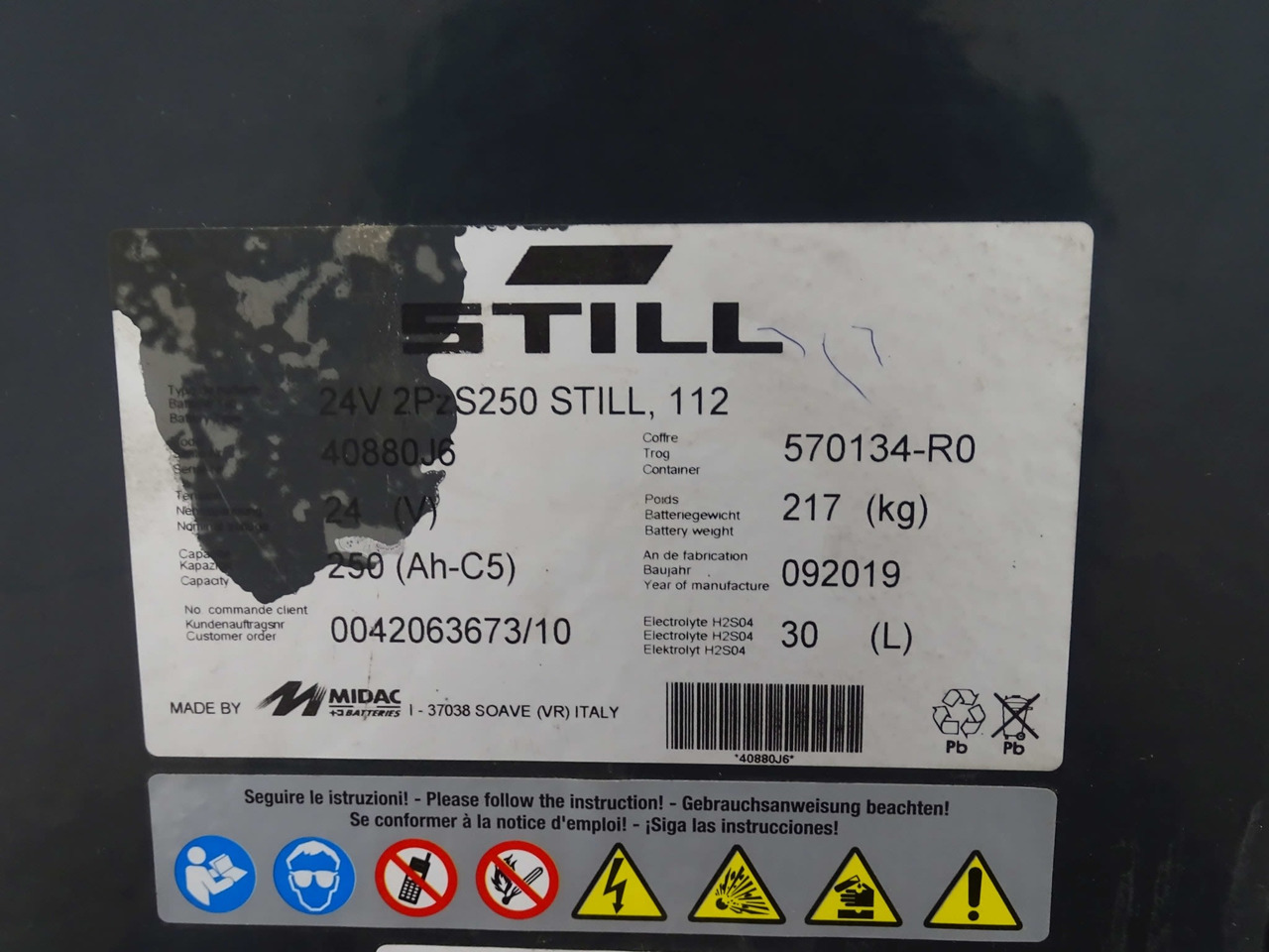 Battery Package 2x Batteries - Bateria për Pajisje për trajtimin e materialeve: foto 5 Battery Package 2x Batteries - Bateria për Pajisje për trajtimin e materialeve: foto 5