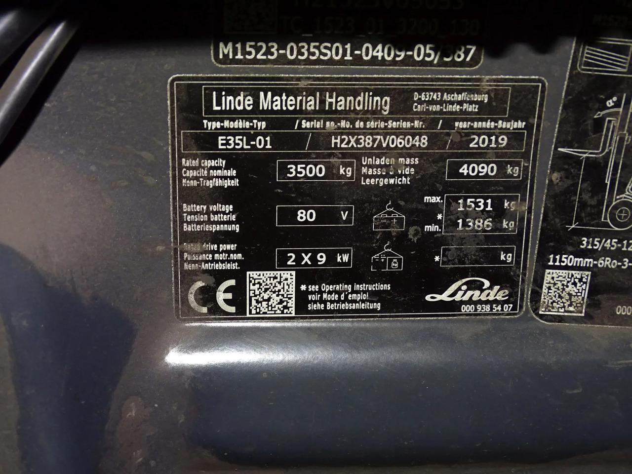 Linde E35L - Pirun elektrik: foto 4 Linde E35L - Pirun elektrik: foto 4