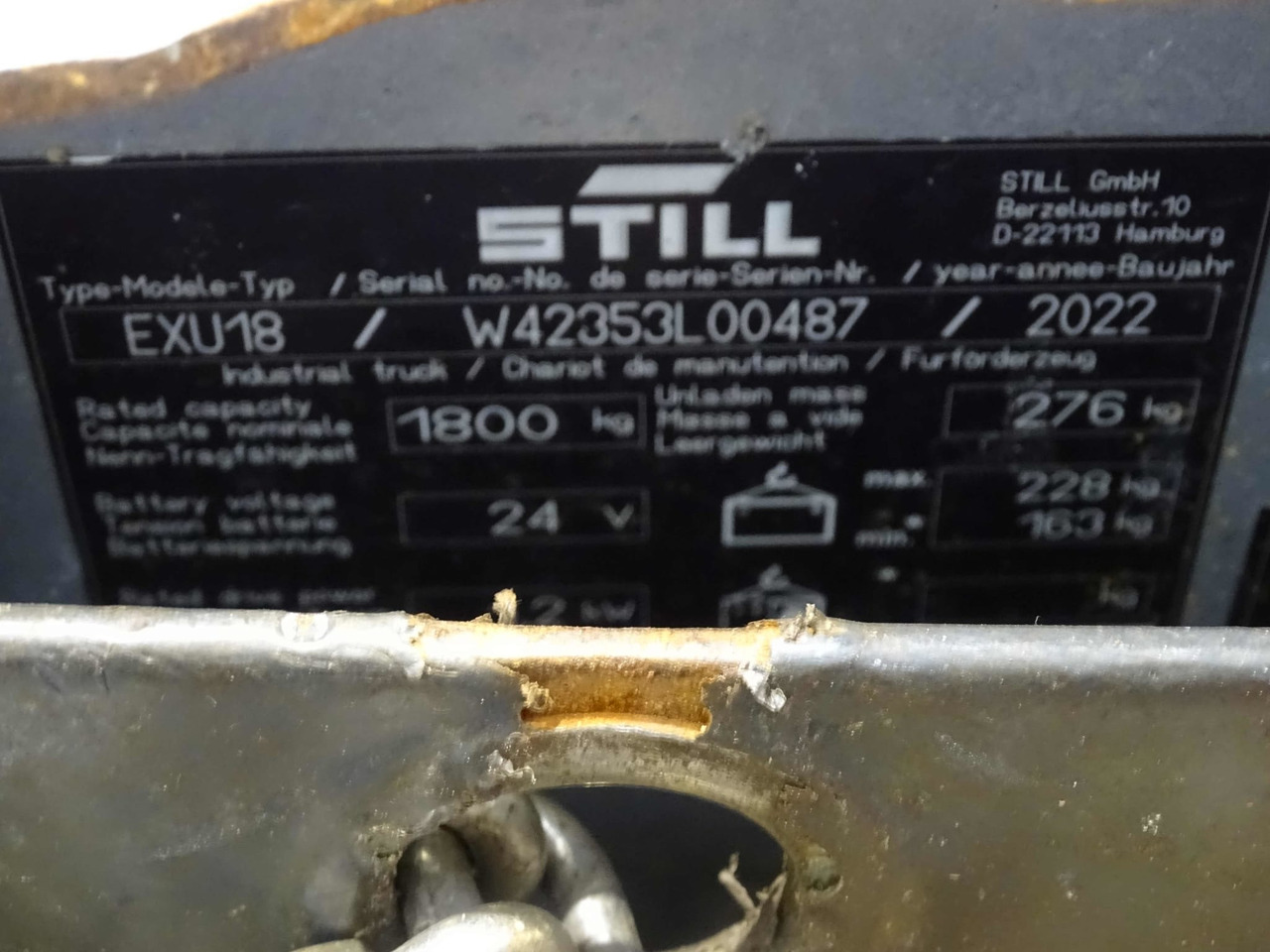 STILL EXU18 - Pirun paletash: foto 5 STILL EXU18 - Pirun paletash: foto 5