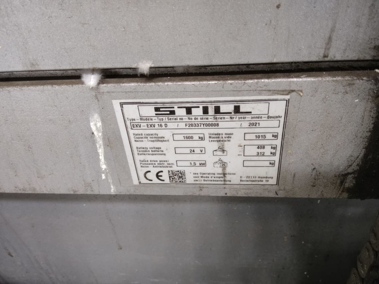 STILL EXV16D/LiIon - Stivosës: foto 5 STILL EXV16D/LiIon - Stivosës: foto 5