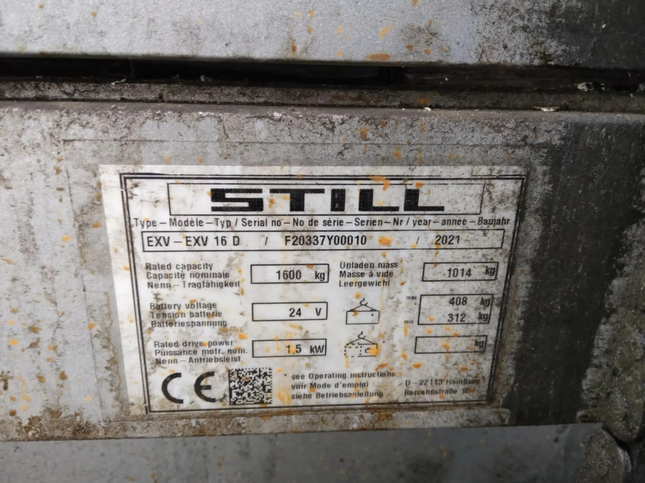 STILL EXV16D/LiIon - Stivosës: foto 5 STILL EXV16D/LiIon - Stivosës: foto 5