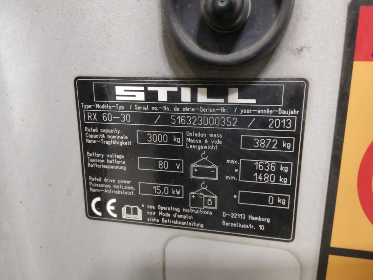 STILL RX60-30 - Pirun elektrik: foto 5 STILL RX60-30 - Pirun elektrik: foto 5