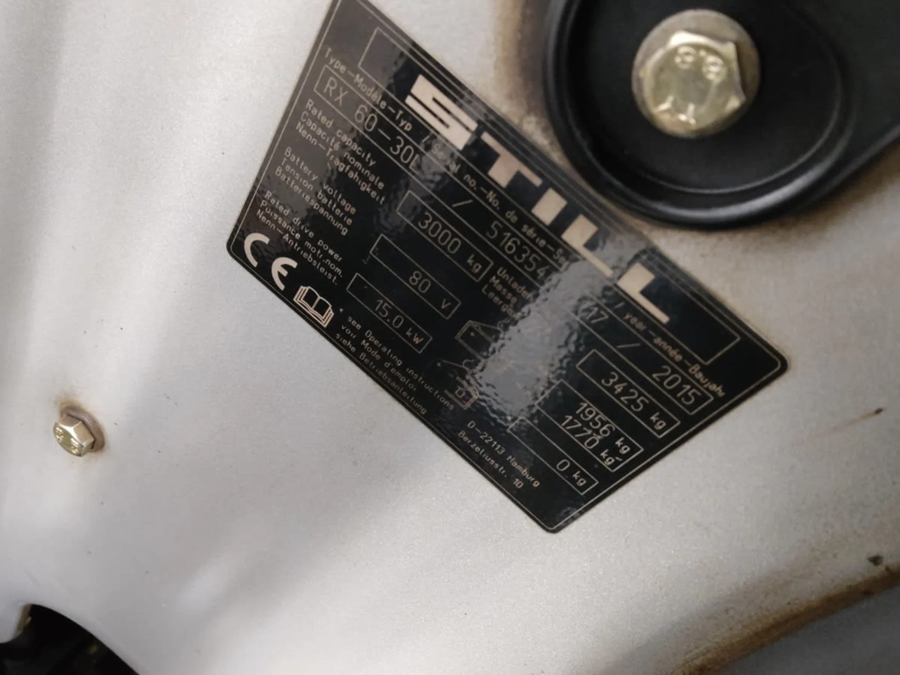 STILL RX60-30L - Pirun elektrik: foto 2 STILL RX60-30L - Pirun elektrik: foto 2