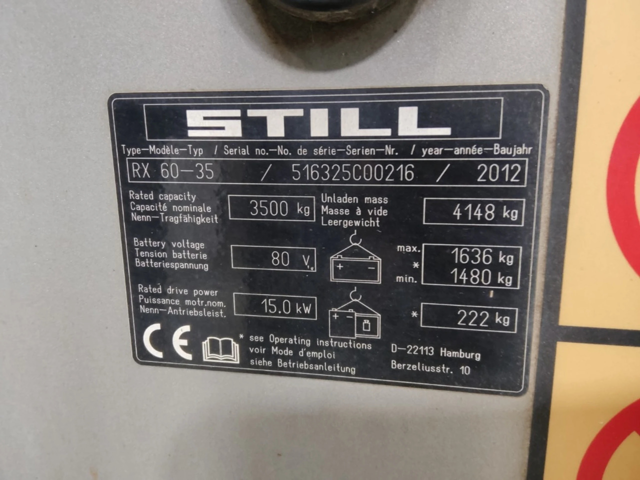 STILL RX60-35L - Pirun elektrik: foto 5 STILL RX60-35L - Pirun elektrik: foto 5