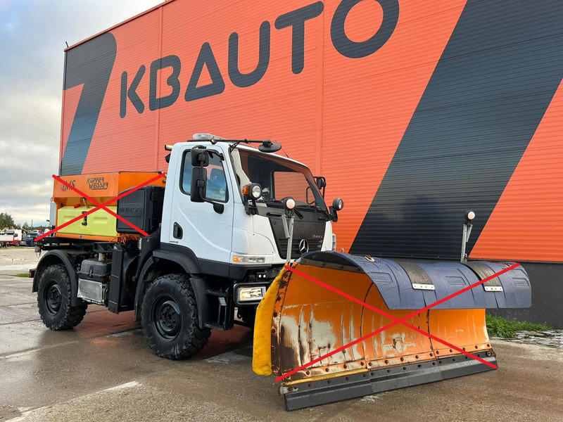 Mercedes-Benz UNIMOG U 20 4x4 SOLD WITHOUT SNOW PLOW & SPREADER ! TIPPER BOX ONLY ! - Kamion vetëshkarkues: foto 2 Mercedes-Benz UNIMOG U 20 4x4 SOLD WITHOUT SNOW PLOW & SPREADER ! TIPPER BOX ONLY ! - Kamion vetëshkarkues: foto 2
