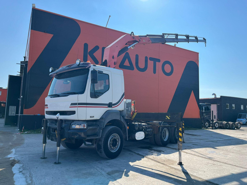 Renault 420 DCI 6x4 PK 32080 / FULL STEEL - Kamion me karroceri të hapur, Kamion me vinç: foto 1 Renault 420 DCI 6x4 PK 32080 / FULL STEEL - Kamion me karroceri të hapur, Kamion me vinç: foto 1