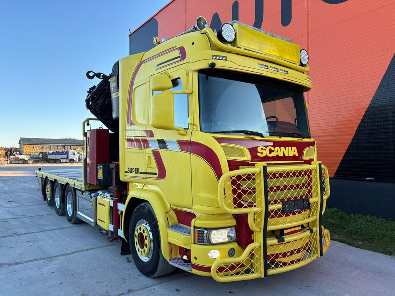 Scania G 490 8x4*4 PK 65002 SH / JIB CONNECTION / PLATFORM L=6301-7499 mm - Kamion me karroceri të hapur, Kamion me vinç: foto 4 Scania G 490 8x4*4 PK 65002 SH / JIB CONNECTION / PLATFORM L=6301-7499 mm - Kamion me karroceri të hapur, Kamion me vinç: foto 4