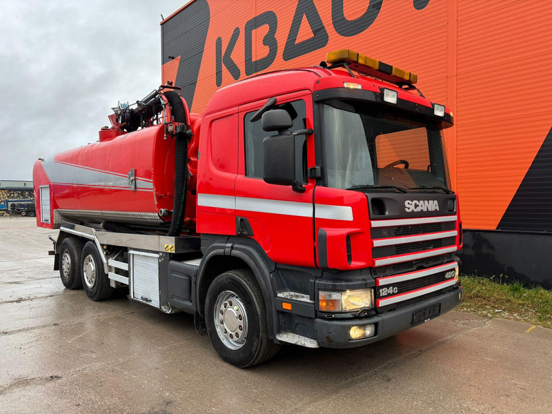 Scania P 124 6x2*4 KORP&SON / TANK 8000 l / VACUUM Wittig RFW260 / PRESSURE Uraca DK716 140 bar / 400 l/min - Kamion me vakuum: foto 3 Scania P 124 6x2*4 KORP&SON / TANK 8000 l / VACUUM Wittig RFW260 / PRESSURE Uraca DK716 140 bar / 400 l/min - Kamion me vakuum: foto 3