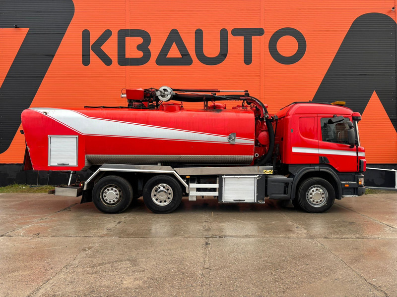 Scania P 124 6x2*4 KORP&SON / TANK 8000 l / VACUUM Wittig RFW260 / PRESSURE Uraca DK716 140 bar / 400 l/min - Kamion me vakuum: foto 4 Scania P 124 6x2*4 KORP&SON / TANK 8000 l / VACUUM Wittig RFW260 / PRESSURE Uraca DK716 140 bar / 400 l/min - Kamion me vakuum: foto 4