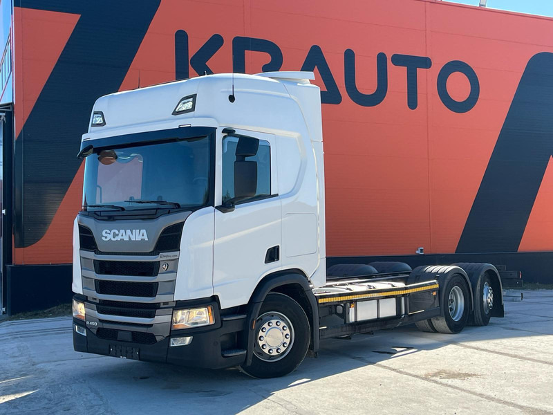 Scania R 450 6x2*4 9 TON FRONT AXLE / RETARDER / CHASSIS L=7286 mm - Kamion kabinë-shasi: foto 1 Scania R 450 6x2*4 9 TON FRONT AXLE / RETARDER / CHASSIS L=7286 mm - Kamion kabinë-shasi: foto 1