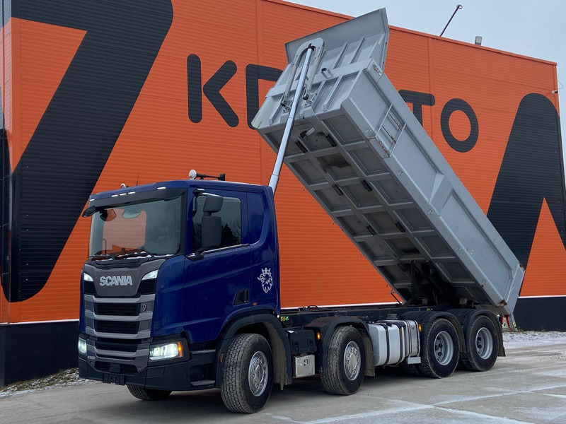 Scania R 500 8x4 RETARDER / BOX L=5900 mm - Kamion vetëshkarkues: foto 1 Scania R 500 8x4 RETARDER / BOX L=5900 mm - Kamion vetëshkarkues: foto 1