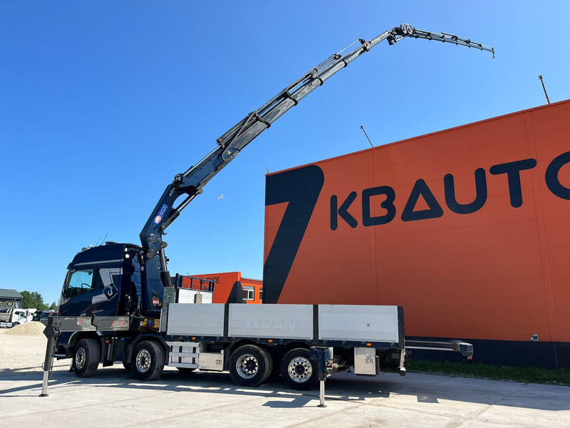 Kamion me karroceri të hapur, Kamion me vinç Volvo FH 16 650 8x2*6 HMF 6020K-RC + JIB / PLATFORM L=6344 mm: foto 8 Kamion me karroceri të hapur, Kamion me vinç Volvo FH 16 650 8x2*6 HMF 6020K-RC + JIB / PLATFORM L=6344 mm: foto 8