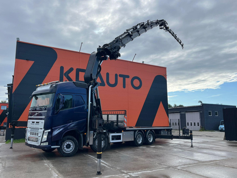 Volvo FH 500 8x4 EFFER 1405 6s + JIB + WINCH / PLATFORM EXTENDABLE L=6206 - 8226mm - Kamion me karroceri të hapur, Kamion me vinç: foto 1 Volvo FH 500 8x4 EFFER 1405 6s + JIB + WINCH / PLATFORM EXTENDABLE L=6206 - 8226mm - Kamion me karroceri të hapur, Kamion me vinç: foto 1