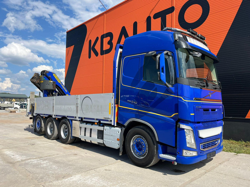 Volvo FH 540 8x4*4 RETARDER / PK 23002-SH / PLATFORM L= 6330 mm - Kamion me karroceri të hapur, Kamion me vinç: foto 4 Volvo FH 540 8x4*4 RETARDER / PK 23002-SH / PLATFORM L= 6330 mm - Kamion me karroceri të hapur, Kamion me vinç: foto 4