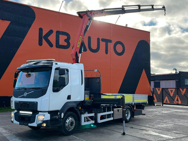 Volvo FL 250 4x2 PALFINGER PK 12.501 / PLATFORM L=5019 mm - Kamion me karroceri të hapur, Kamion me vinç: foto 1 Volvo FL 250 4x2 PALFINGER PK 12.501 / PLATFORM L=5019 mm - Kamion me karroceri të hapur, Kamion me vinç: foto 1