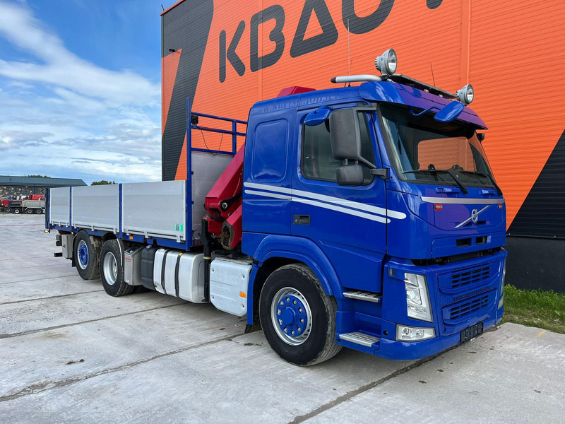 Volvo FM 450 6x4*4 HYDRODRIVE HMF 1820-K5 / 1267 PTO HOURS / PLATFORM L=6240-7240 mm EXTENDABLE - Kamion me karroceri të hapur, Kamion me vinç: foto 4 Volvo FM 450 6x4*4 HYDRODRIVE HMF 1820-K5 / 1267 PTO HOURS / PLATFORM L=6240-7240 mm EXTENDABLE - Kamion me karroceri të hapur, Kamion me vinç: foto 4