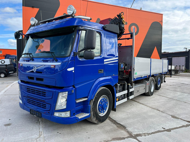 Volvo FM 450 6x4*4 HYDRODRIVE HMF 1820-K5 / 1267 PTO HOURS / PLATFORM L=6240-7240 mm EXTENDABLE - Kamion me karroceri të hapur, Kamion me vinç: foto 2 Volvo FM 450 6x4*4 HYDRODRIVE HMF 1820-K5 / 1267 PTO HOURS / PLATFORM L=6240-7240 mm EXTENDABLE - Kamion me karroceri të hapur, Kamion me vinç: foto 2
