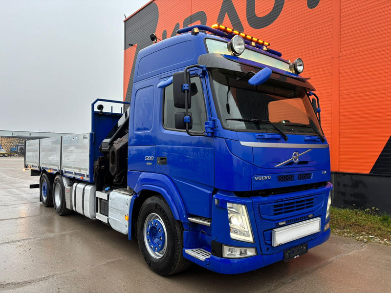 Volvo FM 500 6x2*4 HIAB 244E-6 / PLATFORM L=6310 mm - Kamion me karroceri të hapur, Kamion me vinç: foto 4 Volvo FM 500 6x2*4 HIAB 244E-6 / PLATFORM L=6310 mm - Kamion me karroceri të hapur, Kamion me vinç: foto 4