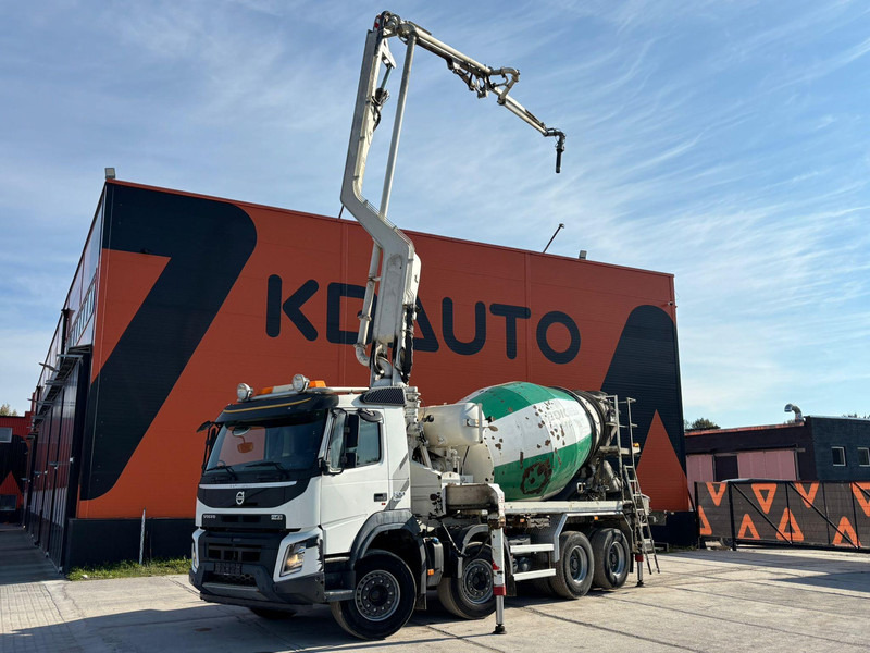 Volvo FMX 500 8x4 PUMI 24-3 - 24 m - 2303 hours / 7 m3 / FULL STEEL - Autobetoniere: foto 1 Volvo FMX 500 8x4 PUMI 24-3 - 24 m - 2303 hours / 7 m3 / FULL STEEL - Autobetoniere: foto 1