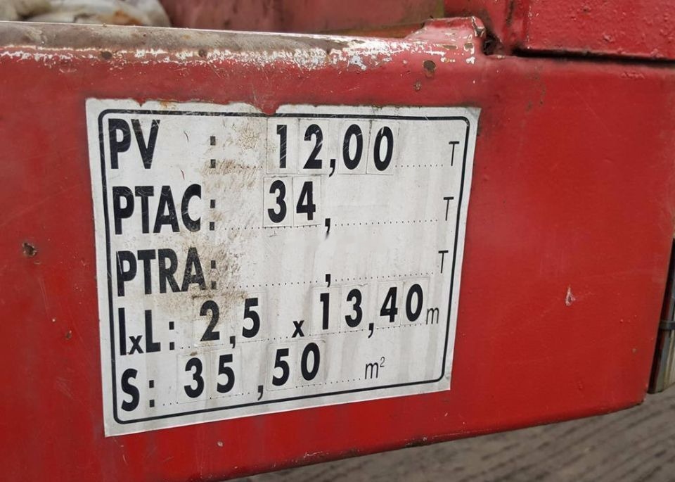 ACTM 28 M ROZSUWANA 3 OSIE SKRĘTNE ORYGINAŁ - Gjysmë rimorkio e hapur/ Platformë: foto 4 ACTM 28 M ROZSUWANA 3 OSIE SKRĘTNE ORYGINAŁ - Gjysmë rimorkio e hapur/ Platformë: foto 4