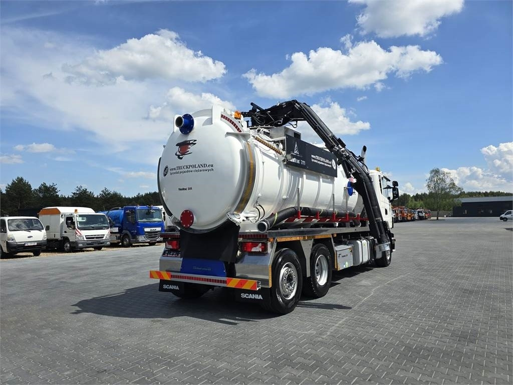 Kamion me vakuum Scania Saugbagger Larsen FlexVac 311 Vacuum suction loade: foto 22