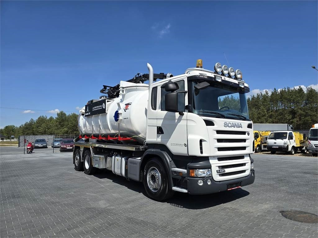 Scania Saugbagger Larsen FlexVac 311 Vacuum suction loade - Kamion me vakuum: foto 2 Scania Saugbagger Larsen FlexVac 311 Vacuum suction loade - Kamion me vakuum: foto 2