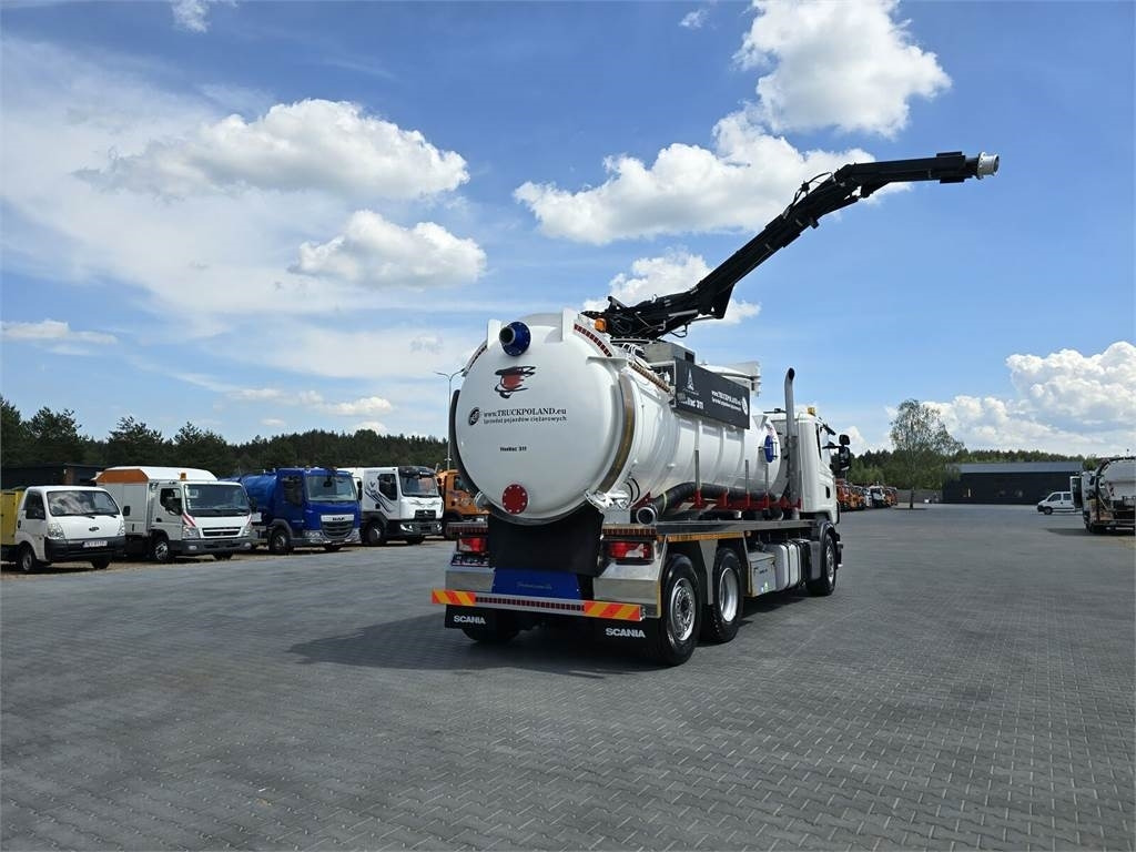 Kamion me vakuum Scania Saugbagger Larsen FlexVac 311 Vacuum suction loade: foto 21