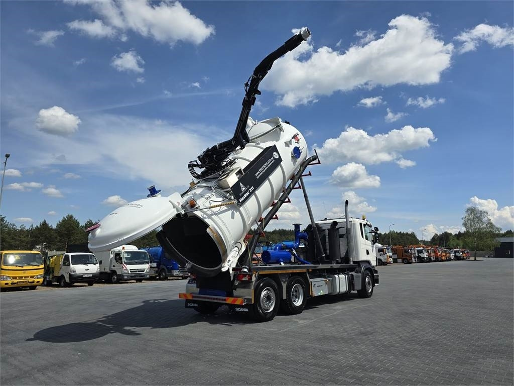 Kamion me vakuum Scania Saugbagger Larsen FlexVac 311 Vacuum suction loade: foto 27