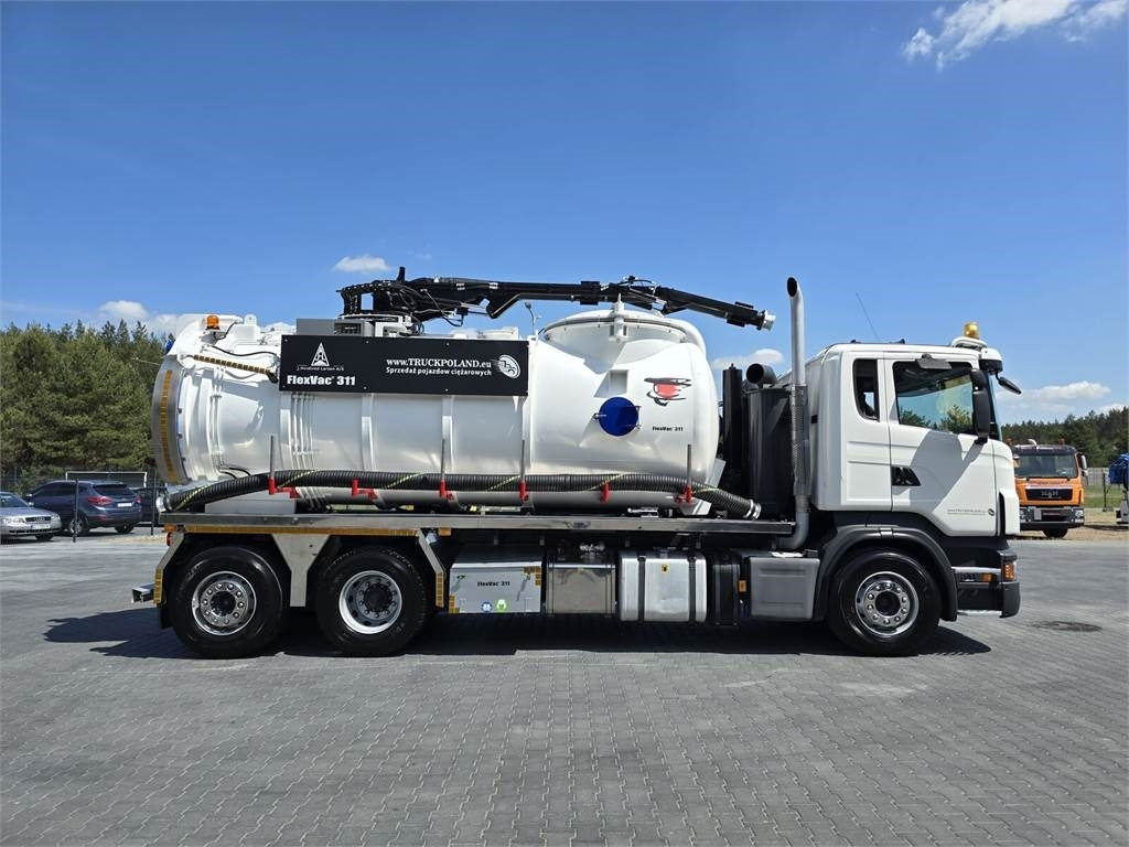 Kamion me vakuum Scania Saugbagger Larsen FlexVac 311 Vacuum suction loade: foto 7