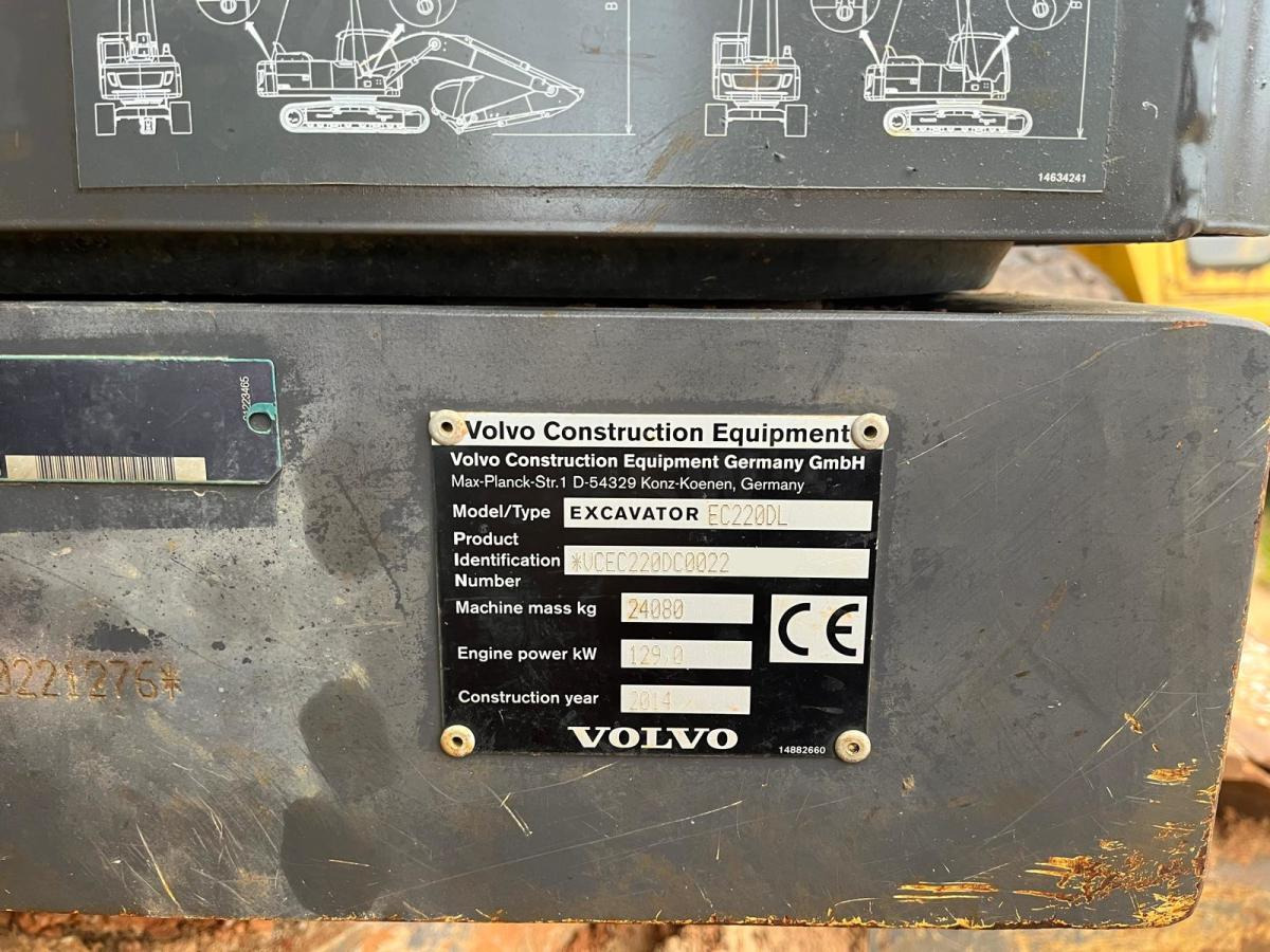 Volvo EC220DL - Ekskavator me zinxhirë: foto 5 Volvo EC220DL - Ekskavator me zinxhirë: foto 5