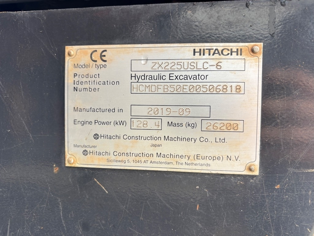 Ekskavator me zinxhirë Hitachi ZX 225 US LC-6 - ZX225USLC - ZX 225 USLC: foto 17