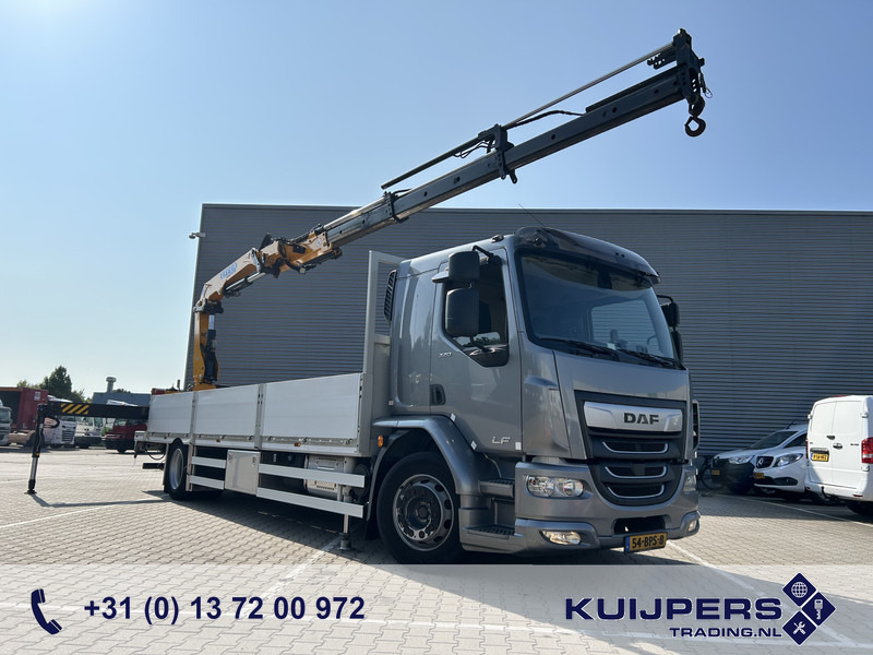 DAF LF 320 FA / Effer 175.2/c3s Crane / 363 dkm / Plateau / APK TUV 08-25 - Kamion me vinç: foto 1 DAF LF 320 FA / Effer 175.2/c3s Crane / 363 dkm / Plateau / APK TUV 08-25 - Kamion me vinç: foto 1