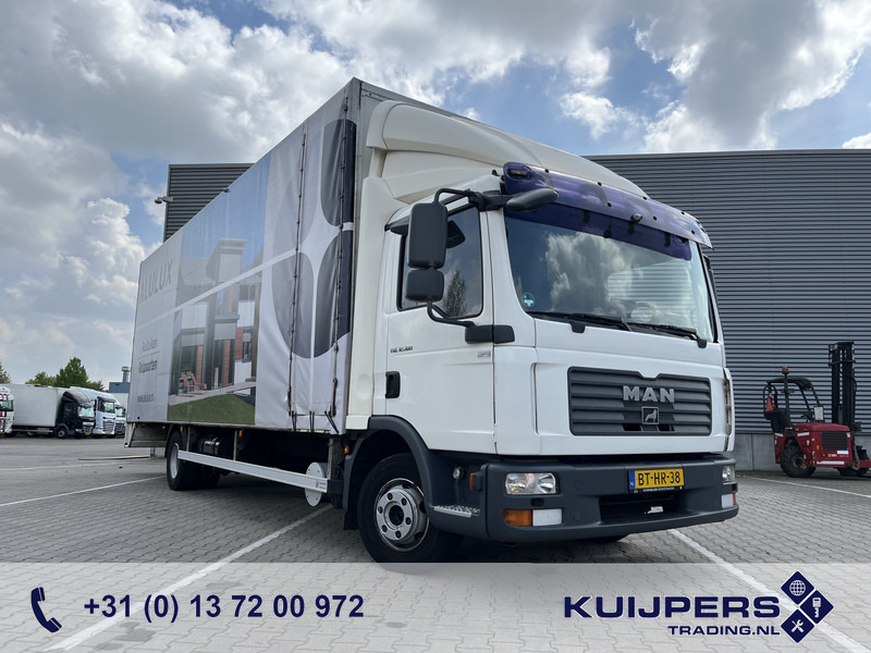 MAN TGL 12.180 / 12 Ton / 781 dkm / Oil Leak / Canvas Box / NL Truck - Kamion vagonetë: foto 1 MAN TGL 12.180 / 12 Ton / 781 dkm / Oil Leak / Canvas Box / NL Truck - Kamion vagonetë: foto 1