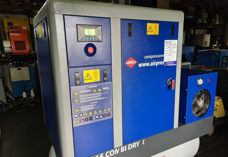 Kompresor śrubowy AIRPRESS APS 15 COMBI DRY X, 11 kw, 2021r - Kompresor ajri: foto 3 Kompresor śrubowy AIRPRESS APS 15 COMBI DRY X, 11 kw, 2021r - Kompresor ajri: foto 3