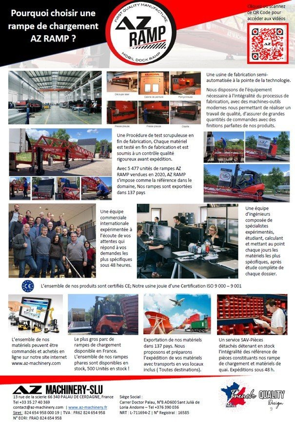 Rampa e ngarkimit i ri AZ RAMP-PRIME PRIME WLO + 8 . Industrial Mobil Loading Ramp: foto 17 Rampa e ngarkimit i ri AZ RAMP-PRIME PRIME WLO + 8 . Industrial Mobil Loading Ramp: foto 17