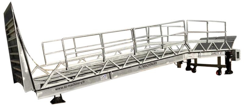 Loading Ramp with with hydraulic tilting bridge - AZ RAMP - STAR- 8T FULL GALVA - Rampa e ngarkimit: foto 1 Loading Ramp with with hydraulic tilting bridge - AZ RAMP - STAR- 8T FULL GALVA - Rampa e ngarkimit: foto 1