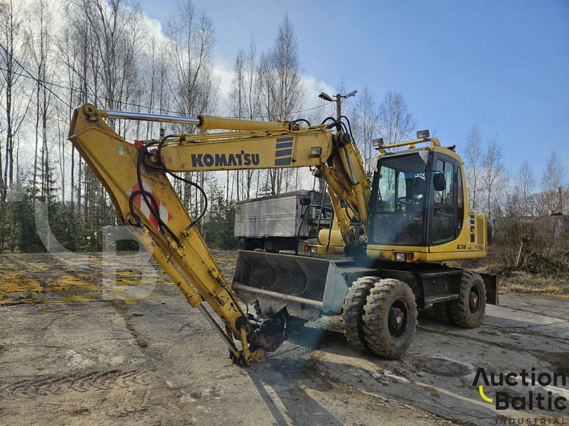 Komatsu PW130ES-6K - Ekskavator me goma: foto 1 Komatsu PW130ES-6K - Ekskavator me goma: foto 1