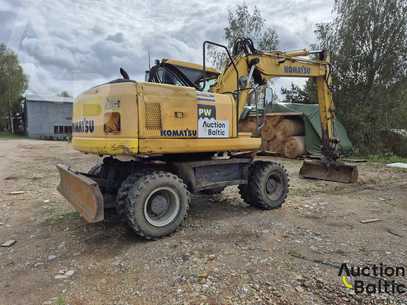Komatsu PW160-7 - Ekskavator me goma: foto 5 Komatsu PW160-7 - Ekskavator me goma: foto 5