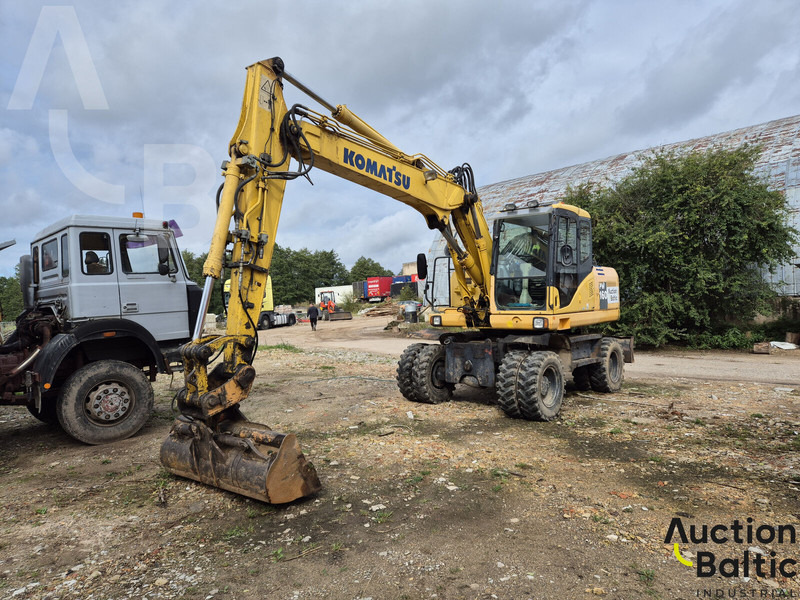 Komatsu PW160-7 - Ekskavator me goma: foto 1 Komatsu PW160-7 - Ekskavator me goma: foto 1
