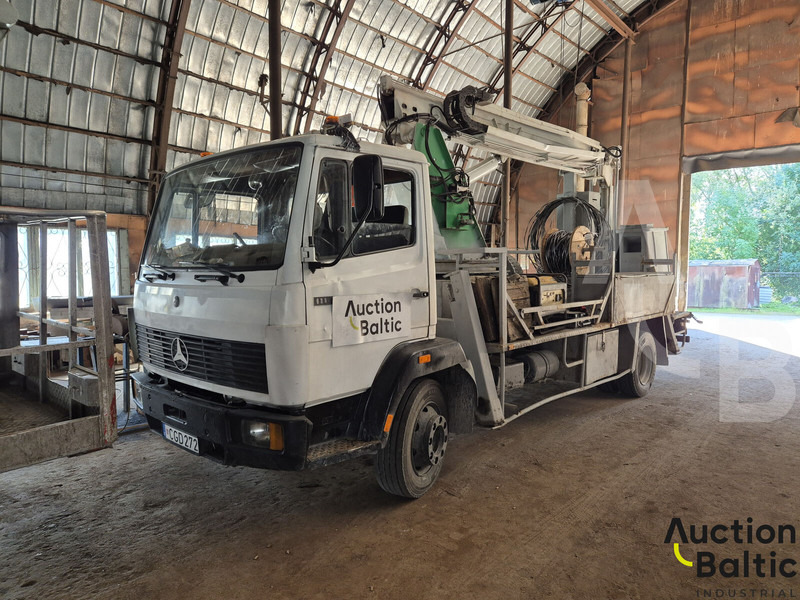 Mercedes-Benz 1114 - Platformë ajrore e montuar në kamion: foto 1 Mercedes-Benz 1114 - Platformë ajrore e montuar në kamion: foto 1