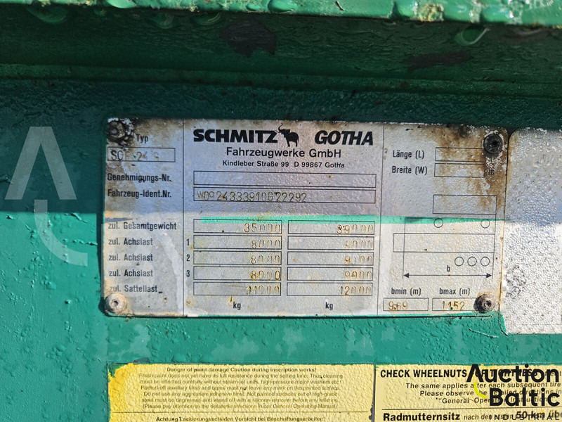 Gjysmë rimorkio me tendë Schmitz Cargobull SCF 24 G: foto 17
