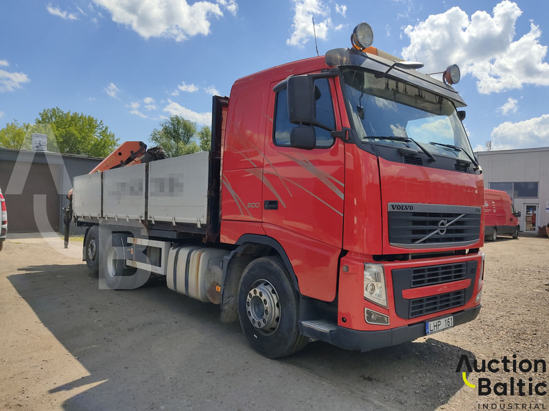 Volvo FH500 - Kamion me karroceri të hapur, Kamion me vinç: foto 1 Volvo FH500 - Kamion me karroceri të hapur, Kamion me vinç: foto 1