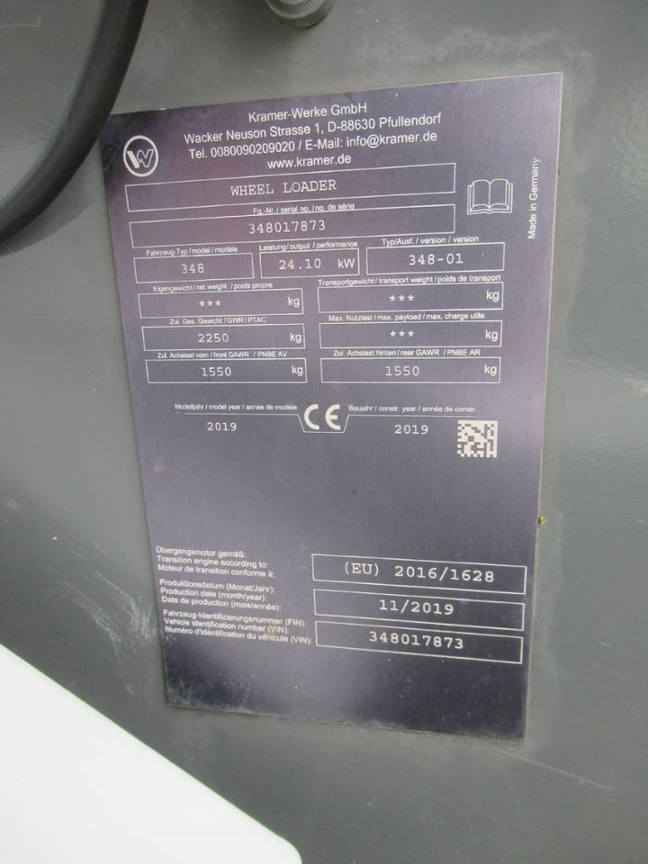 Kramer 5035 Neu Reifen neue Schaufel 33PS Motor - Fadrom me goma: foto 5 Kramer 5035 Neu Reifen neue Schaufel 33PS Motor - Fadrom me goma: foto 5