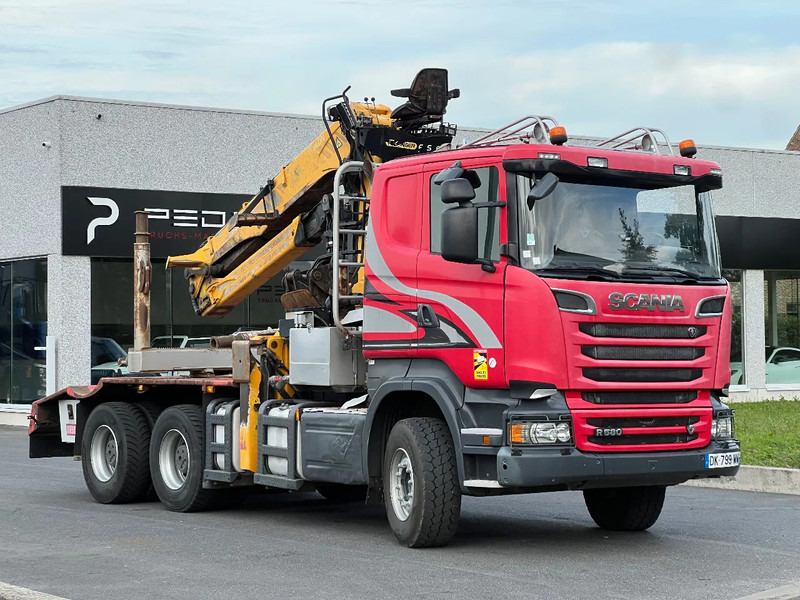Scania R580 6x4 full steel*3pedal opticruise*R580 V8* - Kamion për transport druri: foto 3 Scania R580 6x4 full steel*3pedal opticruise*R580 V8* - Kamion për transport druri: foto 3