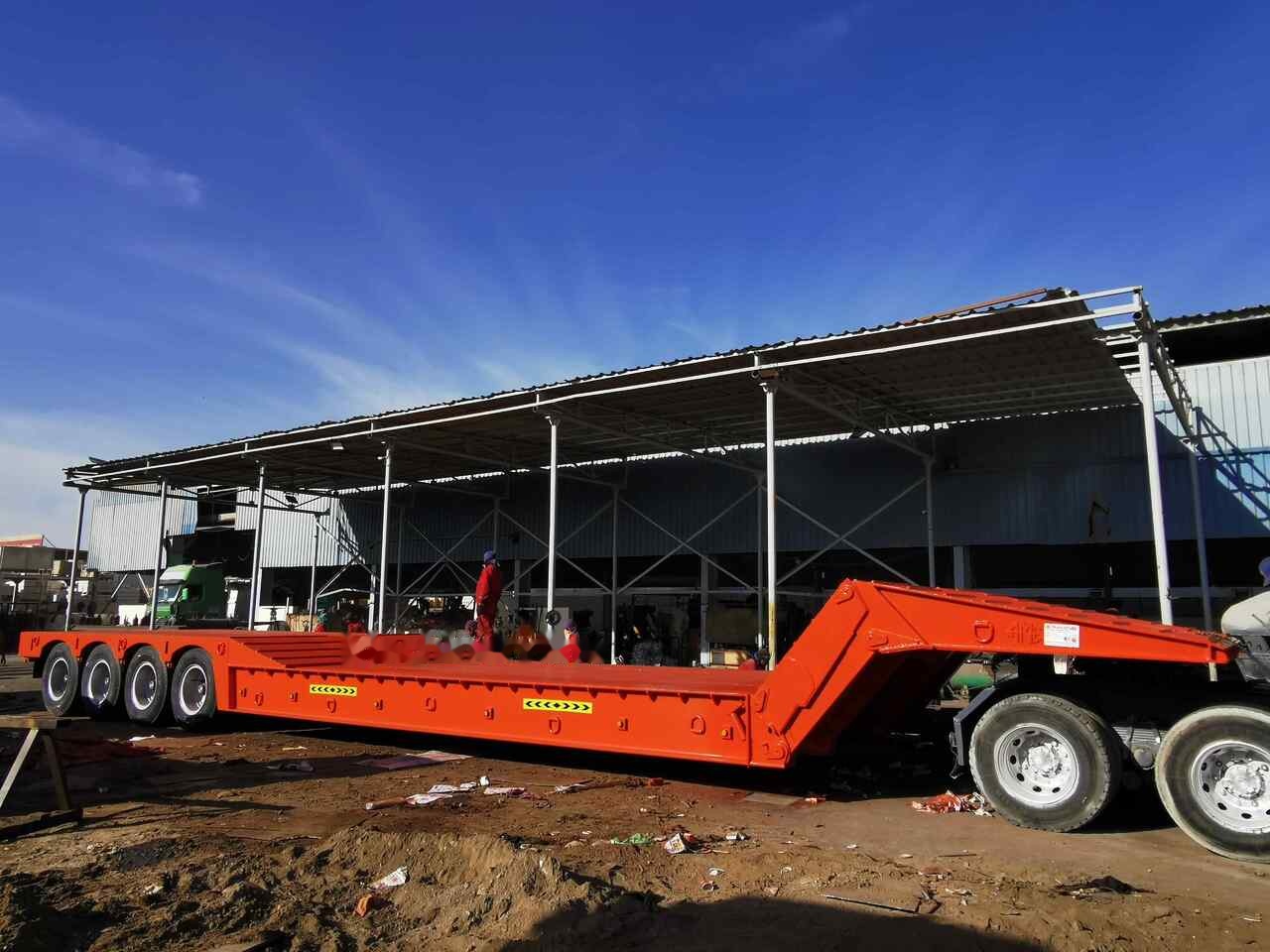 Gjysmë rimorkio me plan ngarkimi të ulët i ri AME 120 Ton 4 Axle Front Loading Lowbed Semi-Trailer: foto 19
