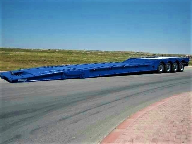 Gjysmë rimorkio me plan ngarkimi të ulët i ri AME 120 Ton 4 Axle Front Loading Lowbed Semi-Trailer: foto 10