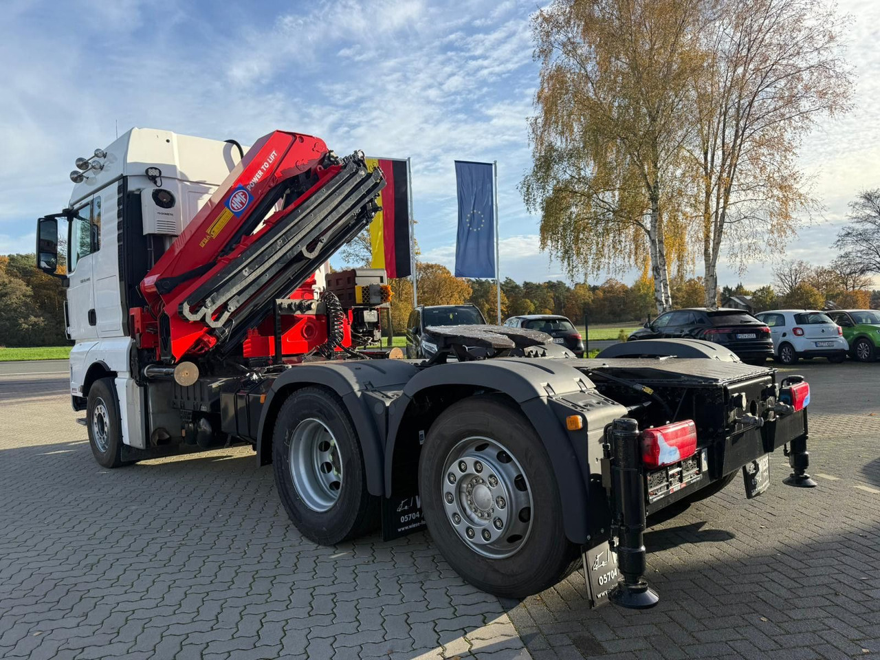 MAN TGX 26.440 6x2 mit HMF 3000-K5 Kran Top Zustand - Gjysmë-kamion: foto 2 MAN TGX 26.440 6x2 mit HMF 3000-K5 Kran Top Zustand - Gjysmë-kamion: foto 2