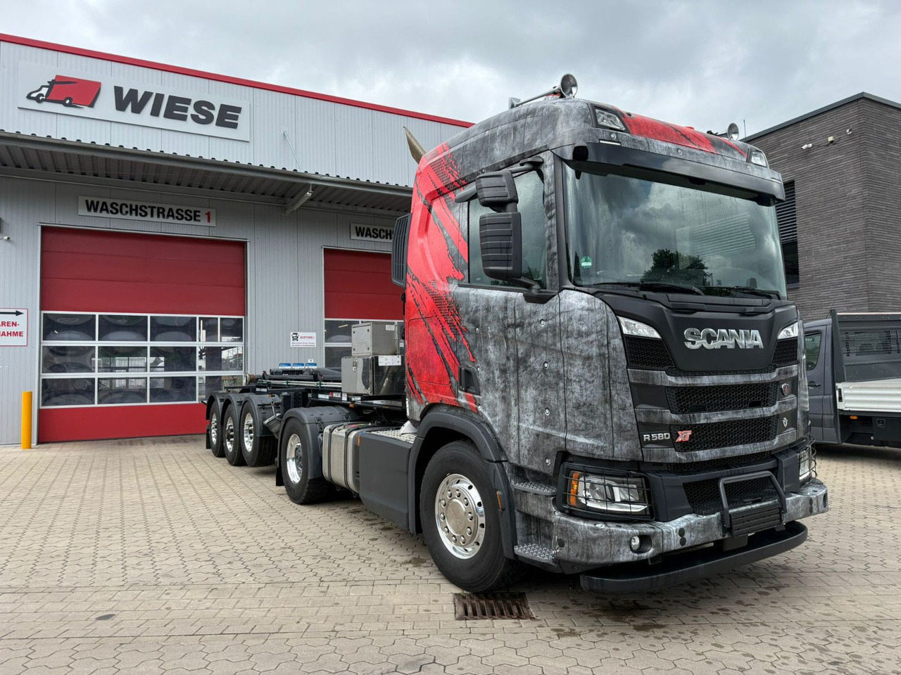 Scania R580 4x2 V8 Hydraulik 23.000 km Neuwertig - Gjysmë-kamion: foto 1 Scania R580 4x2 V8 Hydraulik 23.000 km Neuwertig - Gjysmë-kamion: foto 1