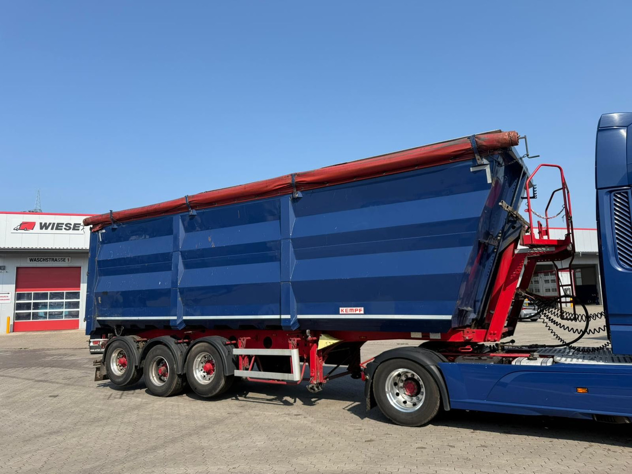 Gjysmë rimorkio vetëshkarkuese Kempf SKM35/3 SHL-Light Stahl Kipper 50m³ 2 Liftachsen: foto 1