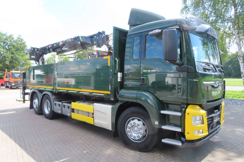 MAN TGX 26.500 6x2 - Baustoff - Kran HIAB - Kamion me vinç, Kamion me karroceri të hapur: foto 1 MAN TGX 26.500 6x2 - Baustoff - Kran HIAB - Kamion me vinç, Kamion me karroceri të hapur: foto 1